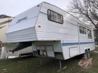 K67, 1994 Westwind 5th Wheel Camper Trailer, VIN: 2TTWW2900R5RK0444, Owner: Patricia Tripp, Seller: Fraser Auction__________________, ***Keys & TOD in Office Trailer***