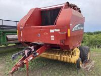 K34, NH BR780 RND Baler w/ Extra Sweep P/U, S/N 42376 ***Monitor & Extra Belts in Office Shed***