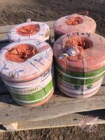 K39, (4) Bales of Plastic Twine