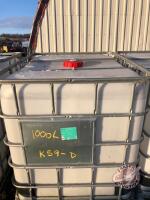 K59, 1000L Tote in Metal Crate (D)