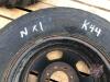 K44, USED Toyo M-55 LT235/80R117N truck tire on 8-bolt rim (N) - 3