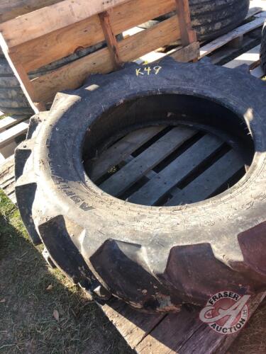 K49, USED Galaxy 12.4-24 tractor tire