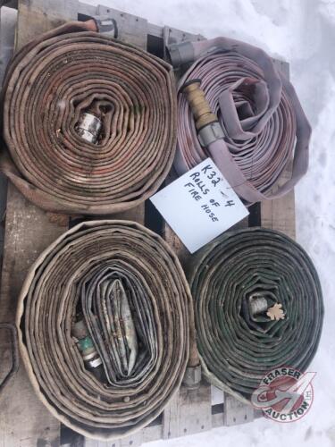 K32, (4) Rolls of Fire Hose