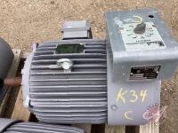 K34, 10hp 3ph Electric Motor & Humidity Control (Unit C)