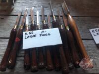 K56, Wood lathe tools, dark handles