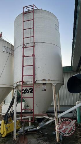 Bin #20 - Approx 810 Bushel Friesen Hopper Bottom Feed Bin (To be removed between May 1st & Sept. 1st 2024)