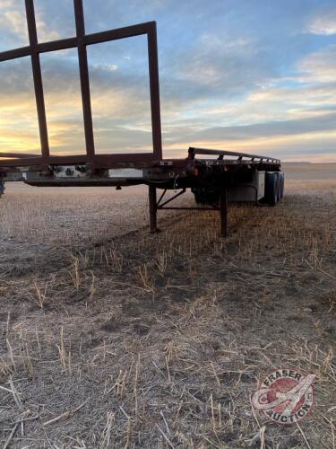 1996 Lode King Super-B flat deck lead trailer VIN# 2LDPF3232T9026373 Owner: Edith Desrochers, Seller: Fraser Auction_________________