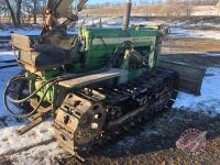 K53, JD 420-C crawler, S/N 105715 ***Grease gun in Office Shed***