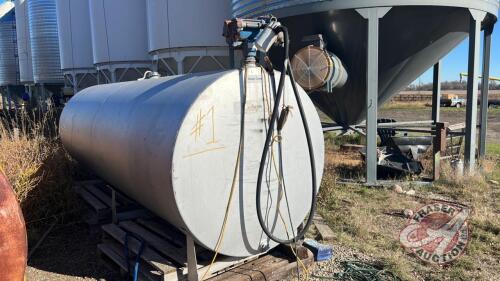 1000-Gal Fuel Tank (Tank #1)