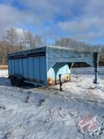 16’ 5th wheel tandem axle stock trailer (NO TOD)