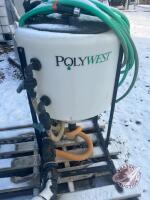 Poly West 30-gal chemical mix tank