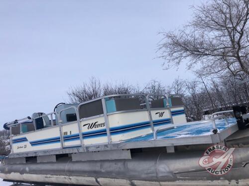 K96, 20' Weeres Sportsman 20 Pontoon Boat (NO TRAILER)