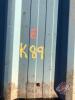 K89, Pallet of Used Light Blue metal cladding approx 8' 4" approx 18 to 20 sheets) Pallet E - 2