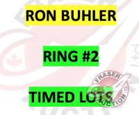 It's now time to go to RING #2 for all Ron Buhler's TIMED LOTS (Click on the big Fraser Auction Logo at top of page to be directed back to Homepage)