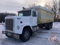 K87, 1974 IH TranStar 4200 Grain Truck, 801,060 showing, VIN: 40747EGA10291, Owner: Darren E Peters, Seller: Fraser Auction________________, ***Keys & TOD in Office Trailer***