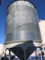 K100, Bin #10 - Approx 2300 Bushel Westeel Rosco Hopper Bottom Bin