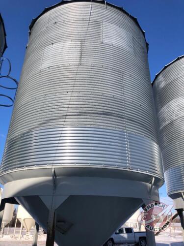 K100, Bin #11 - Approx 2300 Bushel Westeel Rosco Hopper Bottom Bin