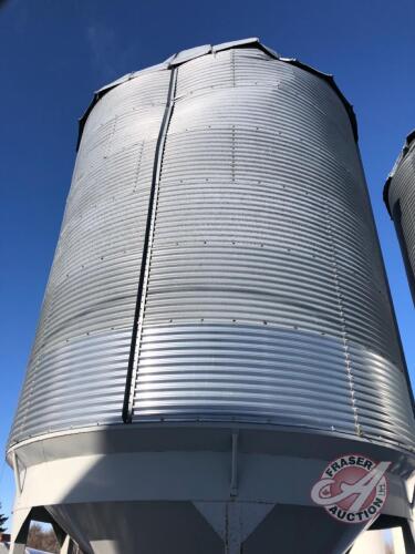 K100, Bin #12 - Approx 2300 Bushel Westeel Rosco Hopper Bottom Bin