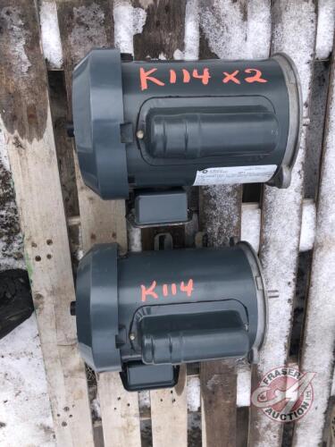 K114, C-Flange 3/4HP Motor