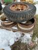 9.00/20 truck tire and rim<br/>3 split rims - 3