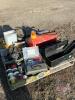 Bead bazooka <br/>Air tank <br/>Tire bars and tire hammer<br/>John Deere toolbox with mount<br/>Receiver hitches