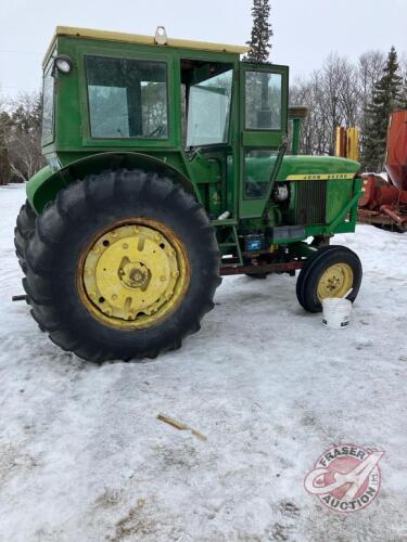 JD 4020 tractor with cab s/n22T69436