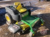 K102, Z425 JD EZtrak Zero Turn Lawnmower, S/N M07425B08271, ***Keys in Office Trailer***