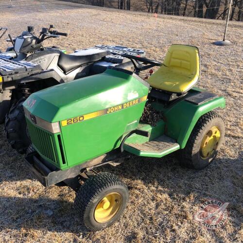 K79, JD 260 Lawn Tractor, ***Keys in Office Trailer***