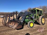 K128, JD 4020 2WD Tractor, S/N T223R160536R, ***Keys in Office Trailer***