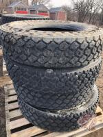 K121, Used 11R24.5 truck tire. (B)