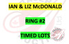 It's now time to go to RING #2 for all Ian & Liz McDonald's TIMED LOTS (Click on the big Fraser Auction Logo at top of page to be directed back to Homepage)