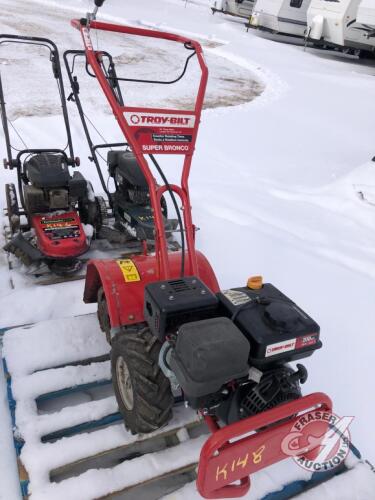 K148, 16” Troy-Bilt Super Bronco Garden Tiller