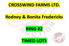 It's now time to go to RING #2 for all Crosswind Farms TIMED LOTS (Click on the big Fraser Auction Logo at top of page to be directed back to Homepage)