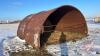 16’ x 15’ Calf Shelter (made from oil tank) 8’ high in center