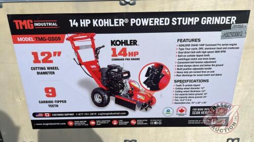 K151, TMG-GSG9: 14HP Kohler Powered Stump Grinder