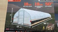 K151, TMG-GH1260: 12'x60' Tunnel Greenhouse Grow Tent