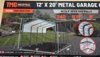 K151, TMG-MSC1220: 12'x20' Metal Garage Carport Shed