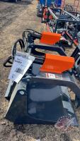 K151, TMG-GB72: 72" Skid Steer Solid Bottom Grapple Bucket