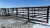 30&rsquo; freestanding panel with 12&rsquo; 360 hinge gate
