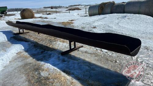 30’ metal feed trough