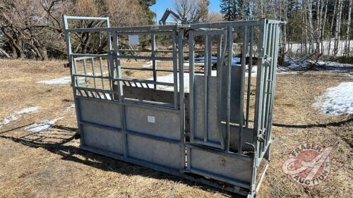 IAE Galvinized chute with 3pt hitch hookup