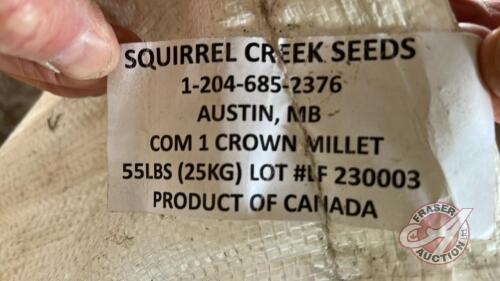 55lb bag of Crown Millet seed