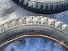 Lot of 4 - Vintage Tires & Rims 4.40/4.50-20 - 4 ply<br/>Atlas Snow/Mud<br/>Crest Smooth - 3