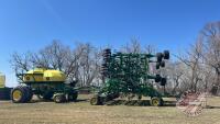 50ft JD 1830 Air Drill w/ JD 1910 Air Cart, Drill S/N 770111, Cart S/N 770162