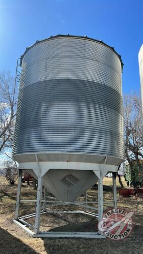 Bin #5 - Approx 1800 Bushel Westeel Bin on Hopper Cone (MUST BE REMOVED BY OCTOBER 31st, 2024)