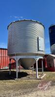 Bin #9 - Approx 1500 Bushel Westeel Rosco Bin on Hopper Cone