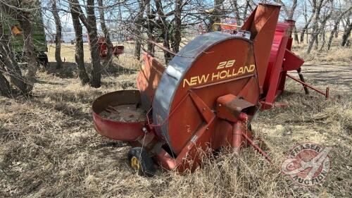 NH 28 Whirl-A-Feed Forage Blower, S/N 474362