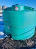 Approx. 850-gal poly water tank