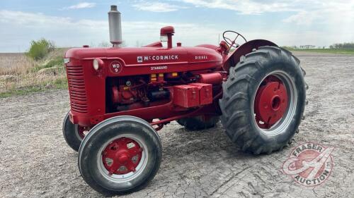 McCormick WD9 Standard Diesel Tractor, s/nWDCB56637W12B