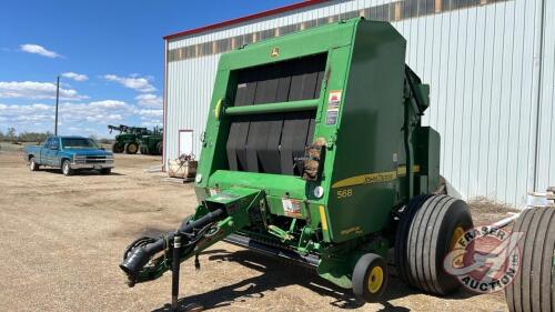 JD 568 Mega Wide Plus Baler, SN: 377423